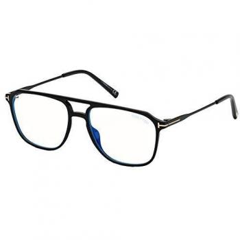 Tom Ford Gafas de Vista FT 5665-B Bloqueo Azul Negro Brillante 54/16/145
