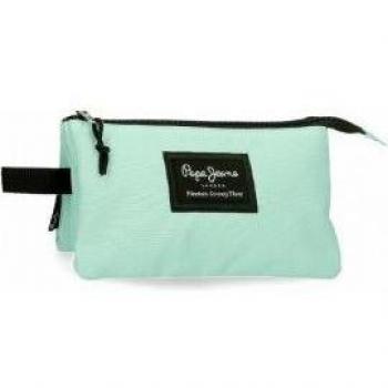 Pepe Jeans. Estuche Aris Verde -22x12x5cm