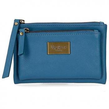 Monedero Neceser Pepe Jeans Lica Azul 17x10,5x2 cms
