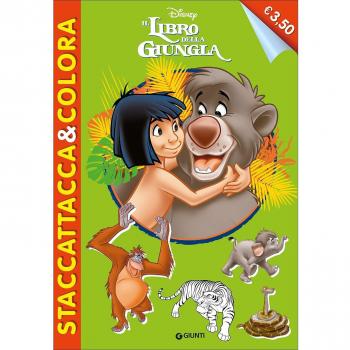 Il libro della giungla. Staccattacca & colora. Con adesivi. Ediz. illustrata