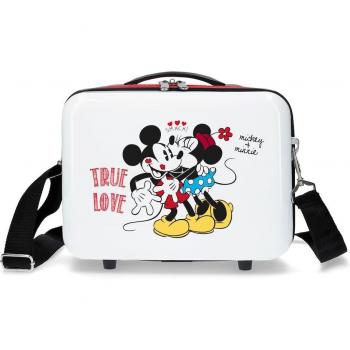 Disney Mickey Neceser De Viaje ABS True Love Blanco