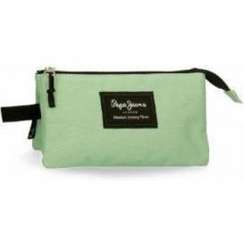 Pepe Jeans. Estuche Aris Verde -22x12x5cm