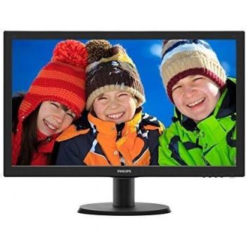 Philips 243V5QHSBA Monitor 24 LED MVA Full HD, 1920 x 1080, HDMI, DVI, VGA, Attacco VESA, Nero