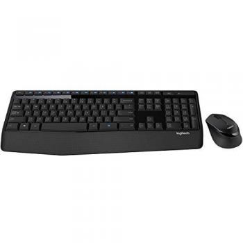 Logitech Wireless Combo MK345 tastiera Mouse incluso RF Ceco Nero