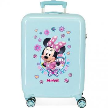 Joumma Bags. Maleta de cabina Minnie Super Helpers rígida turquesa -3