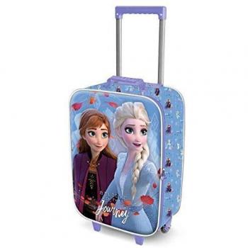 Karactermanía Viaje Congelado 2: Maleta Trolley Suave 3D Multicolor