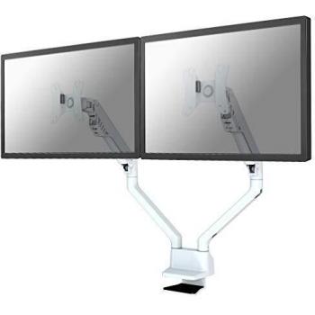 NewStar FPMA-D750DWHITE Supporto da tavolo per monitor bianco doppio 4-16kg