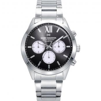 Reloj Hombre Mark Maddox HM1009-53 Negro Plateado