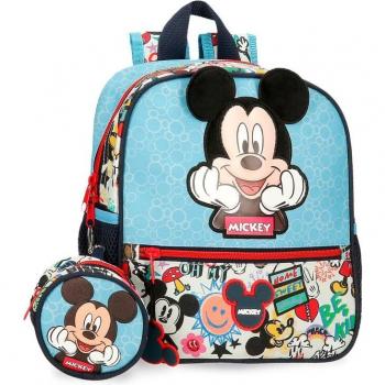 Mochila Infantil Mickey Be Cool Azul