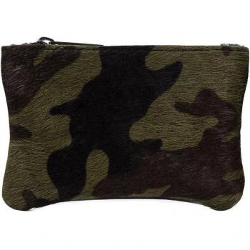 FIRENZE ARTEGIANI Monedero Leonilda Mujer Piel Sauvage Camuflaje