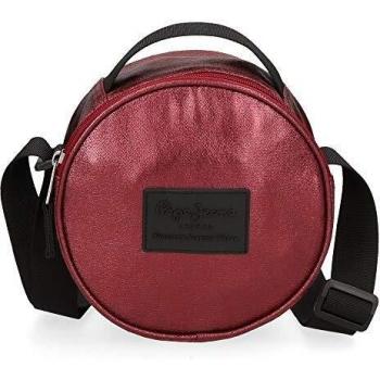 Pepe Jeans April Bandolera Redonda Roja 18x18x9 cms Poliéster