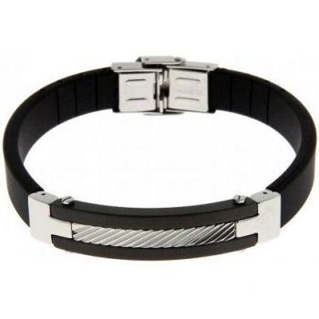 Lotus Style Pulsera modelo LS1522-2/2 de la colección Men In Black en acero para caballero, plata