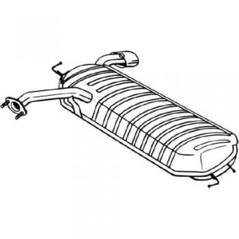 Panela de escape traseira BOSAL 165-069