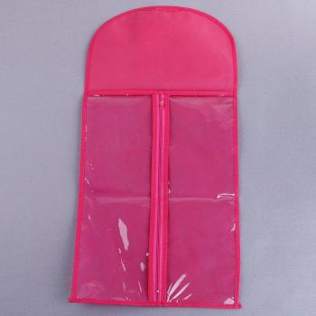 Bolsa de almacenamiento para extensiones de cabello con colgador metálico