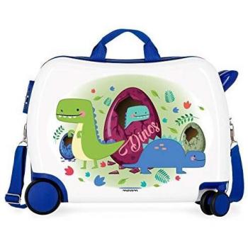Movom Happy Time Maleta Infantil Multicolor 50x38x20 cms Rígida ABS Cierre combinación 34L 2,1Kgs 4 Ruedas Equipaje de Mano