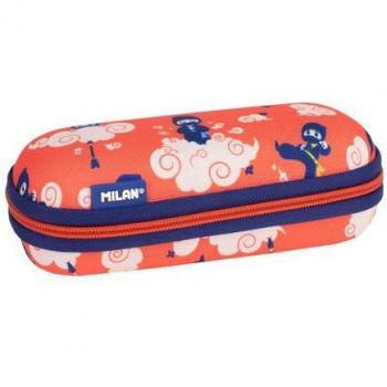 Portatodo ovalado Ninjutsu color rojo