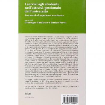 I servizi agli studenti nell'attività gestionale dell'università. Strumenti ed esperienze a confronto