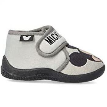 CERDA Zapatilla de casa botita velcro Mickey