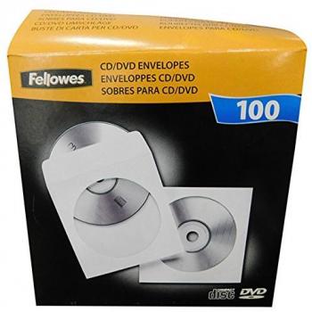 Buste protettive per CD Fellowes in carta