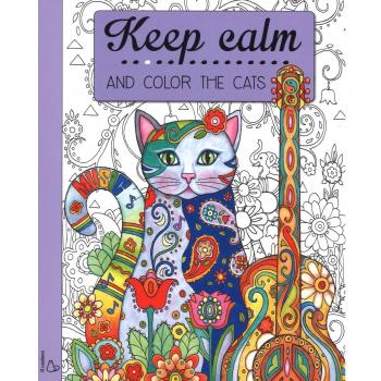 Keep calm and color the cats
