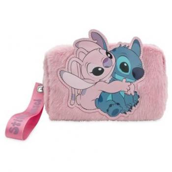 Neceser de Viaje Stitch Rosa 100 % poliéster 17,5 x 10 x 9 cm