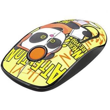Trust Wireless Mouse with Silent Click, Yellow