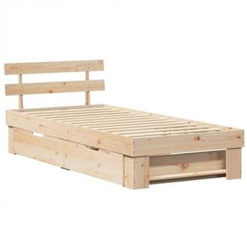 Madera Pino Solid 90x190 Marrón