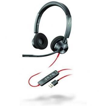 Plantronics Blackwire 3320-M Cuffie On Ear Cablato Nero