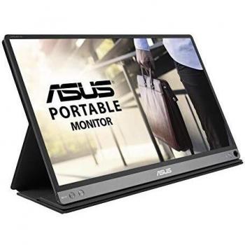 Asus ZenScreen Go MB16AP 15.6 Monitor Portatile USB Type-C, FHD, 1920 x 1080, IPS, Batteria fino a 4 Ore, Custodia Smart Pieghevole, Compatibile con USB Type-A
