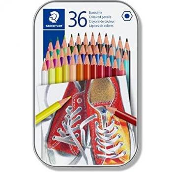 Lápices Staedtler HexaColor 36 en Caja Metálica