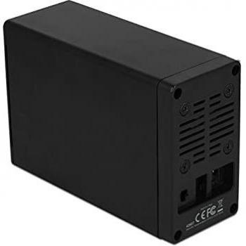 DELOCK Alloggiamento esterno USB 3.1 Type-C per 2 HDD SATA da 6,35 cm/SSD con RAID