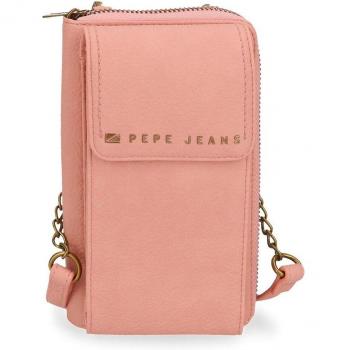 Pepe Jeans Diane Cartera-Bandolera Portamóvil para Mujer, Color Rosa