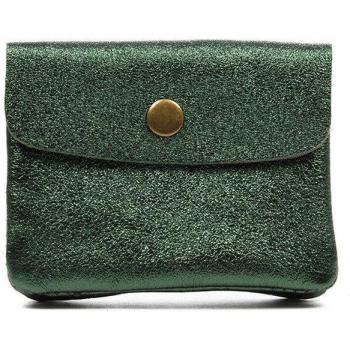 FIRENZE ARTEGIANI monedero mujer Gamuza brillante