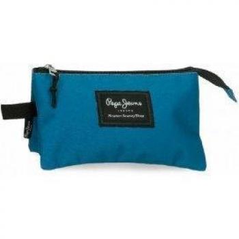 Pepe Jeans. Estuche Aris Azul -22x12x5cm