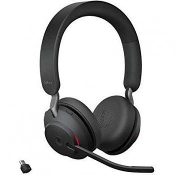 Jabra Evolve2 65 MS Cuffie On Ear Bluetooth Nero