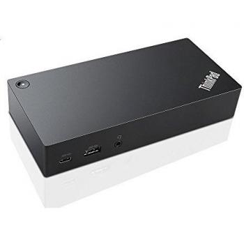 Lenovo 40A90090UK Replicatore di Porte e Docking Station per Notebook USB 3.0 (3.1 Gen 1) Type-C Nero