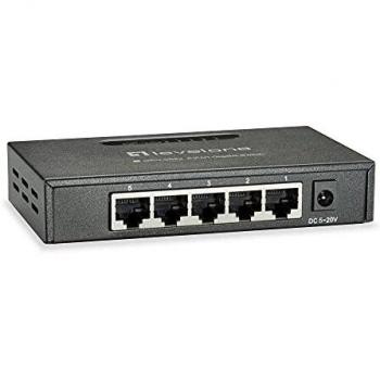 LevelOne GEU-0523 switch di rete Non gestito Gigabit Ethernet (10/100/1000) Nero