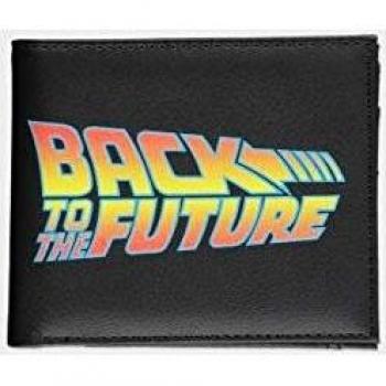 Difuzed Cartera Doble Back to The Future, Color Negro, Talla única
