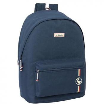 Eclipse Ganso Azul Marino Mochila Doble para Laptop 15.6″ + USB