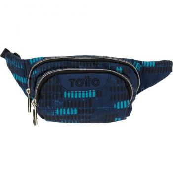 Totto España Riñonera Infantil Azul Jaspeado Gancho