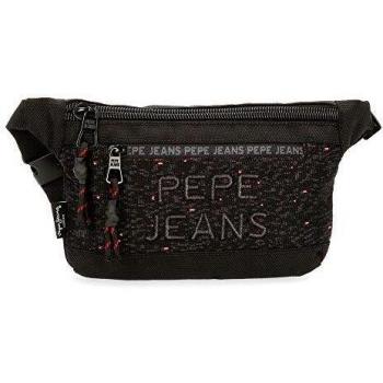 Pepe Jeans Hike Riñonera Pequeña Negra 35x15x5 cms Poliéster