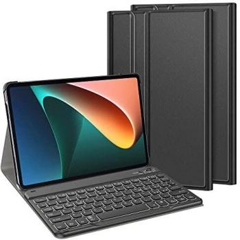Custodia con tastiera e retroilluminazione RGB per Xiaomi Pad 5 – nero