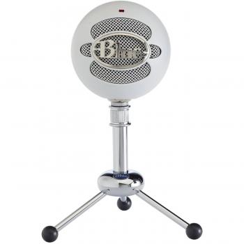 Microfono USB Blue Snowball Retro Elegante Bianco