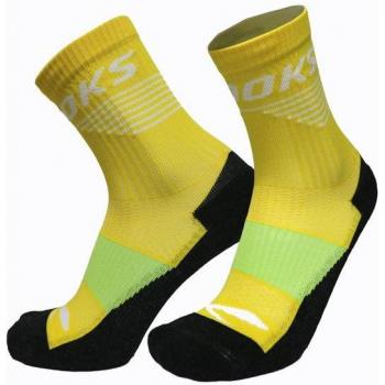 Calcetines de running Brooks High Point Crew Unisex Amarillo