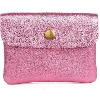 FIRENZE ARTEGIANI monedero mujer Gamuza brillante