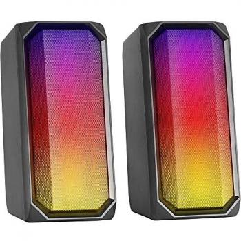 Altoparlante Bluetooth RGB Mars Gaming 15 W Full Mesh Nero