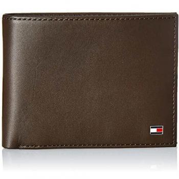 Tommy Hilfiger Eton CC y monedero, Cartera Hombre^Mujer, Marrón, Talla Única