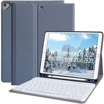 Custodia Tastiera iPad 2020 con Bluetooth Removibile