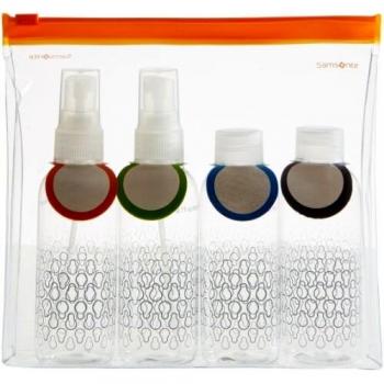 Bolsas de aseo Samsonite Travel Accessor. V C-O Set de botellas de tocador, Transparente