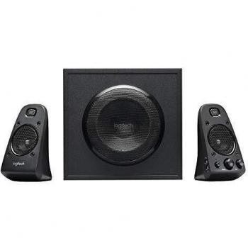 Logitech Z623 THX Sistema di Altoparlanti 2.1 con Subwoofer, Certificazione THX, 400 Watt, Bassi Profondi, Multi-Dispositivo, Porta 3.5 mm e RCA, Presa UK, PC/PS4/Xbox/DVD/TV/Smartphone/Tablet